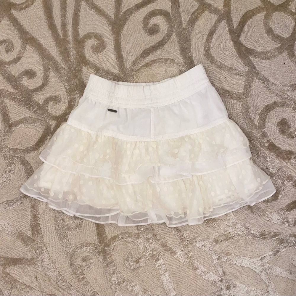 ABERCROMBIE WHITE GIRLS SKIRT